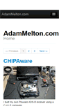 Mobile Screenshot of adammelton.com